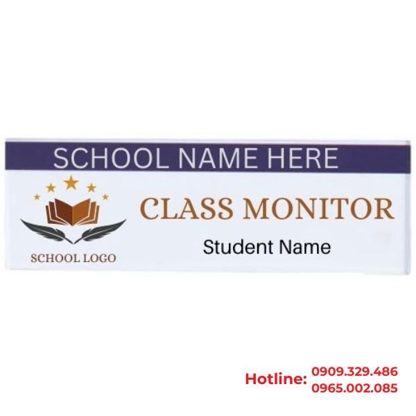 Một số mẫu logo phù hiệu học sinh nổi bật tại in Liên Hương - Mẫu 3