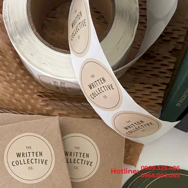 In tem nhãn sticker dễ thương
