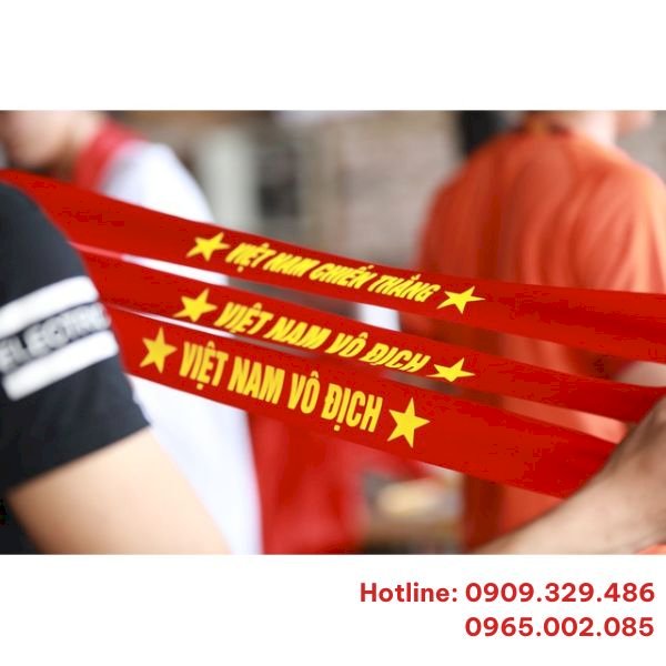 Ý nghĩa của in in băng đeo chéo, vòng tay cổ vũ team building 