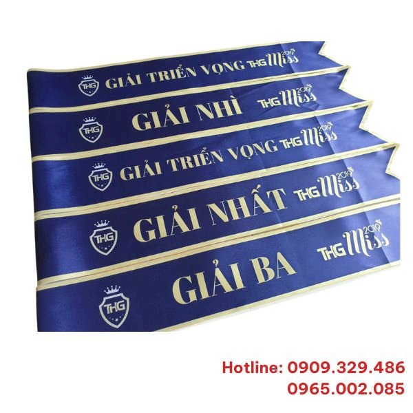 Các loại vòng tay, băng đeo chéo được in để đeo sự kiện phổ biến 