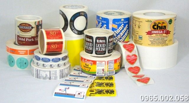 In tem nhãn decal mỹ phẩm