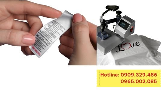 In nhãn ép chuyển nhiệt theo yêu cầu, giá tốt, lấy ngay